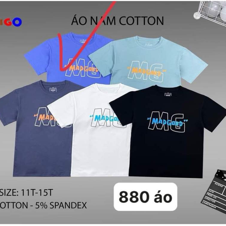 {40-60kg} Áo phông cộc tay bé trai (hàng bán shop, 100% cotton)