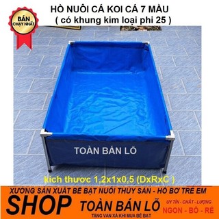 Hồ, bể bạt nuôi dưỡng cá cảnh 7 mầu và các loại cá khác