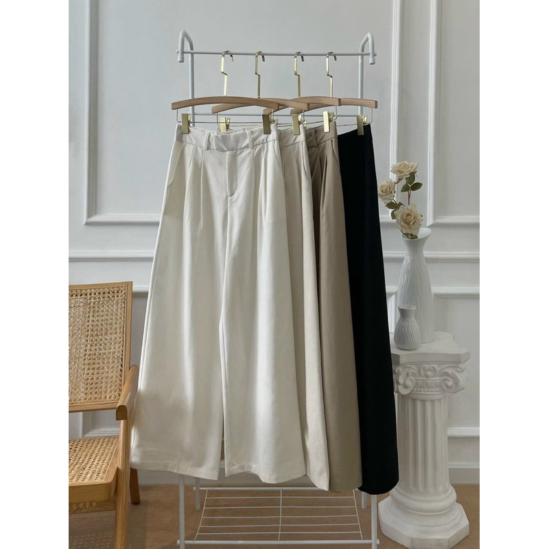 QUẦN CULLOTES LINEN ỐNG SUÔNG