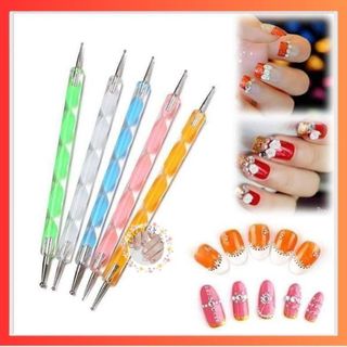 Set 5 bút, cọ chấm bi vẽ móng