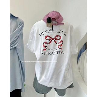 Áo pull trắng nơ Hey [HÌNH THẬT]