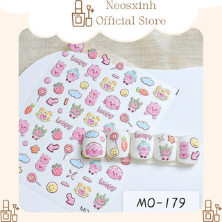 Sticker Dán Móng Tay Loopy Cute Nổi - Hình Dán Móng - Neosxinh Nails