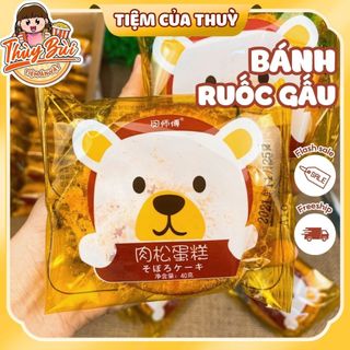  Bánh Ruốc Gấu Đài Loan  40G  Bánh Gấu Bánh Ruốc Đài Loan Bánh Tươi Đài Loan 