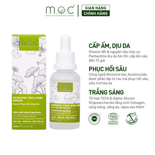 Serum phục hồi sâu teca b3 b5 cấp dưỡng ẩm phục hồi da ngừa sẹo rỗ mờ thâm mụn dưỡng trắng da chống lão hóa - m.o.c