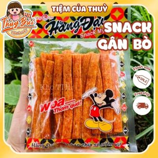 Snack Mỳ Gân Bò Hằng Đại,176G~20 thanh Snack Que Cay, Tăm Cay tuổi thơ, Tiệm ăn vặt Thuỳ Bùi
