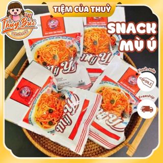 Bịch 50 Gói Snack Mỳ Ý Ba Anh Em Chua Cay, Tăm Cay Tuổi Thơ, đồ ăn vặt nội địa, Tiệm ăn vặt Thuỳ Bùi