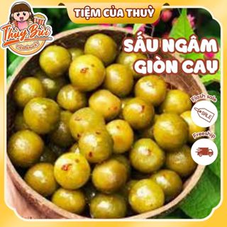 500G Sấu Giòn Cay Chua Ngọt Đặc Sản, Ô Mai Sấu Chua Cay / Sấu Bao Tử Ô Mai - Mứt Tết, Tiệm ăn vặt Thuỳ Bùi