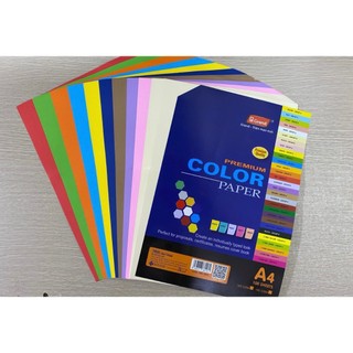 100 tờ bìa trộn màu a4 đl160gsm hãng grand