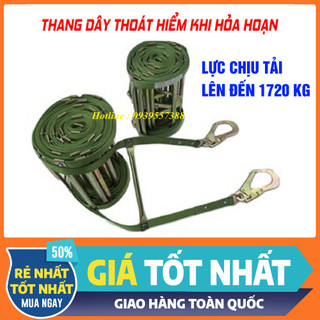 Thang dây thoát hiểm 15m , thang dây cứu hộ nhà cao tầng , thang dây pccc