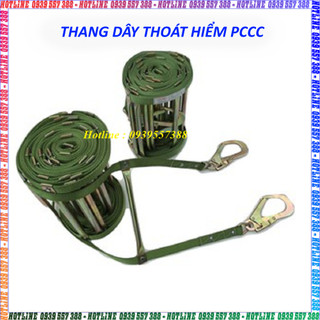 Thang dây thoát hiểm 20m , thang dây cứu hộ nhà cao tầng , thang dây pccc