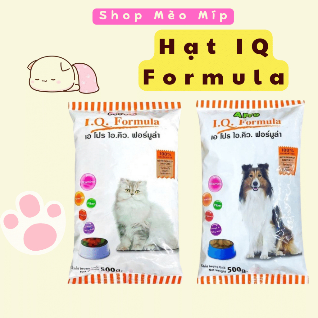 Thức ăn hạt cho chó mèo Apro IQ Formula - 500gr