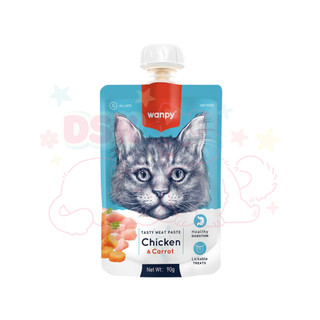Súp Thưởng Wanpy Nắp Vặn Cho Mèo - Gói 90gr