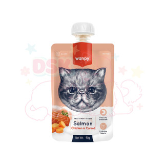 Súp Thưởng Wanpy Nắp Vặn Cho Mèo - Gói 90gr