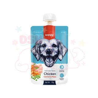 Súp Thưởng Wanpy Nắp Vặn Cho Chó - Gói 90gr
