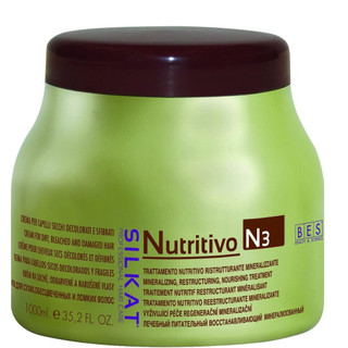 Hấp dầu phục hồi tóc Bes Hergen N3 Silkat Nutritivo 1000ml