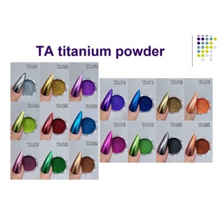 Bột tráng gương màu làm móng , bột tráng gương nail nhũ 3gr loại tốt