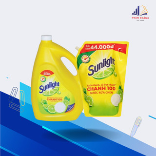   Free Ship  Nước rửa chén sunlight 3.6kg tiết kiệm 