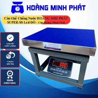 Cân ghế điện tử chống nước 100kg 150kg 200kg 300kg 500kg 60kg super-ss led đỏ.mâm cân inox