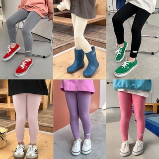 Quần legging dài mùa hè cho bé gái DMINT chất cotton co giãn 4 chiều - Quần áo trẻ em hãng Ambb Kids