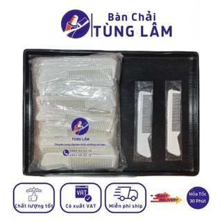 Lược bi trắng đóng túi nilon kính chuyên dành cho nhà nghỉ, khách sạn,..