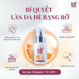 CHÍNH HÃNG serum C TDF Vitamin C Scape serum Vitamin C 30ML  siêu  dưỡng chất cho Da khỏe mạnh