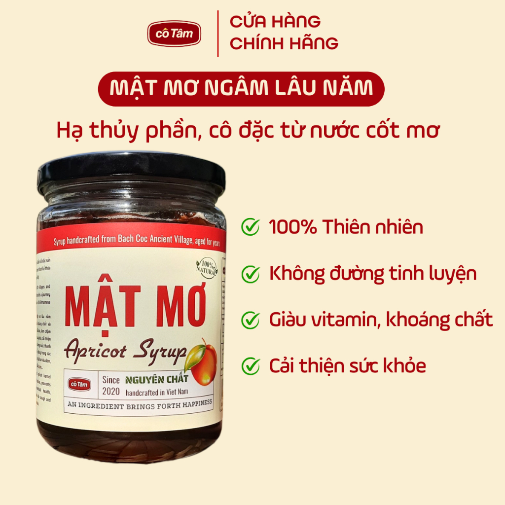 Nước cốt mơ cô đặc 2020 - Mật Mơ