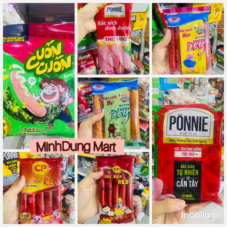 Xúc xích ăn liền đóng gói các loại
