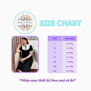 váy công sở đuôi cá đen phối cổ trắng, chất mềm mịn mát, không nhăn, có túi 2  bên