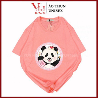 Áo Thun PHÔNG UNISEX in Decal GẤU TRÚC PANDA FUBAO PHÚC BẢO (Đủ size M-L-XL-XXL BIGSIZE)