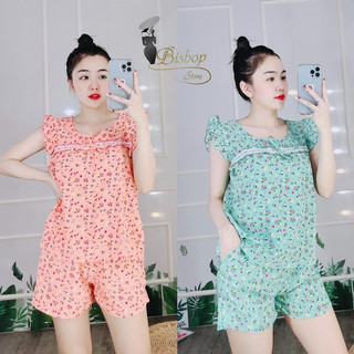  Bộ đùi mặc nhà, bộ đồ lụa tole tay cánh tiên dễ thương nhiều màu sắc