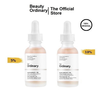 Serum tẩy tế bào chết sáng da, mờ thâm Lactic 5% Acid + HA The Ordinary 30ml