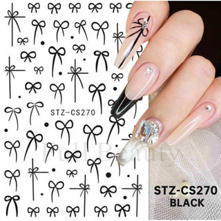 Stick nơ dán móng hình dán móng nơ làm nail