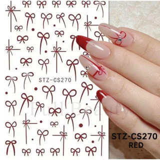 Stick nơ dán móng hình dán móng nơ làm nail