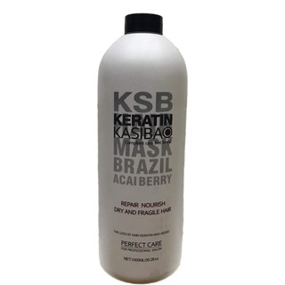 Hấp KERATIN KASIBAO KSB BRAZIL ACAI BERRY thủy phân phục hồi tóc hư tổn nặng 1000ml