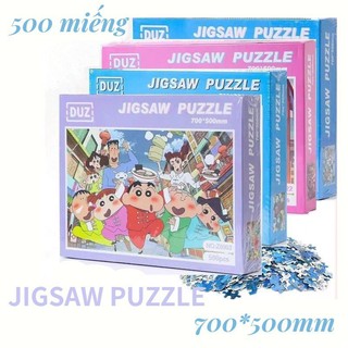 Tranh ghép nhiều mẫu hình 500 miếng cho bé