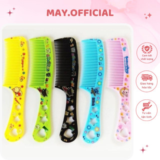 Lược. chải đầu in hình cute hình dễ thương bằng nhựa,chải tóc rất mượt hình dễ thương