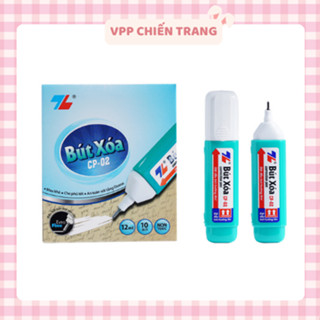 SỈ Hộp 10 Bút Xoá Nước Thiên Long Với Dung Tích 12ml, Bút Mực Xóa Nhanh Khô.không mùi , An Toàn Cho Học Sinh CP-02