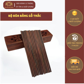 [ HÀNG XUẤT KHẨU ] Đũa ăn, đũa xào nấu gỗ trắc đen siêu bền sang trọng sử dụng trong gia đình