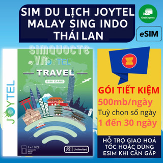 Sim du lịch malaysia - singapore - indonesia không giới hạn internet tốc độ 4g