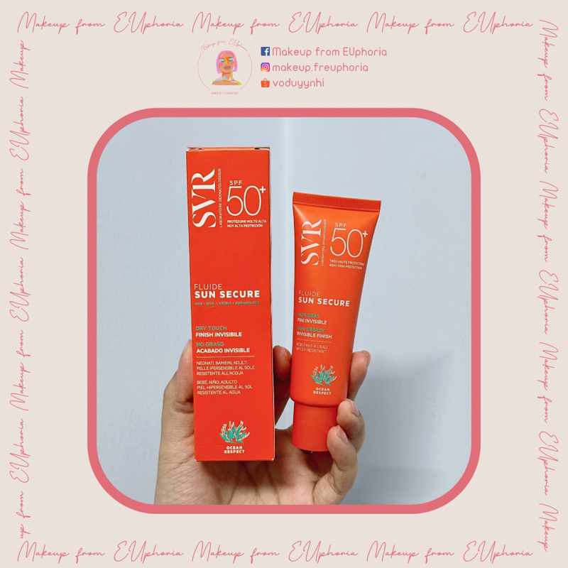 [HSD T10/2026] Kem Chống Nắng SVR Secure Fluide SPF50+ 50ml