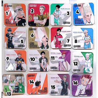 Lót ly giấy - trang trí haikyuu - kích thước 9x9cm - còn cập nhật