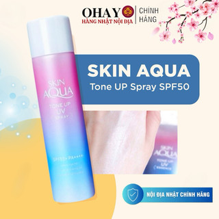<CHÍNH HÃNG>Kem chống nắng Skin Aqua dạng xịt Nhật Bản-Ohayo Shop
