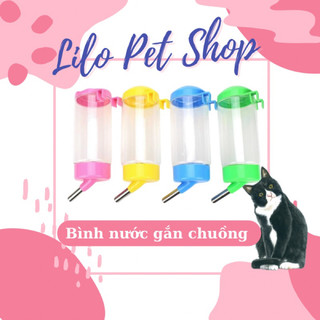 Bình nước cho chó mèo tự động gắn chuồng, Bình nước treo chuồng chó mèo