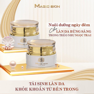 [DƯỠNG TRẮNG] Bộ Dưỡng NGỌC TRAI NGÀY ĐÊM Siêu Căng Bóng Trắng Hồng MAGICSKIN MỚI