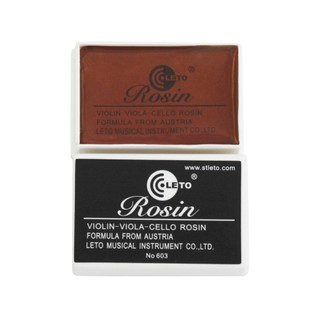 Nhựa thông, colophan, rosin - leto no 603 - 18.2 gram, dành cho tất cả các loại đàn violin, viola, cello và đàn nhị