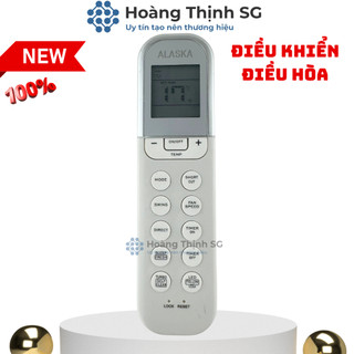Remote máy lạnh Alaska, điều khiển điều hoà Alaska mẫu 02 - Tặng kèm pin