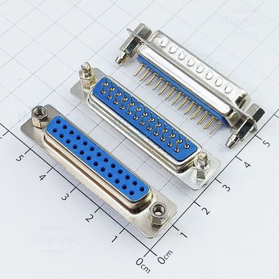 [2 Cái]- Cổng DB25 Cái 25 Chân Thẳng 2 Hàng Hàn PCB