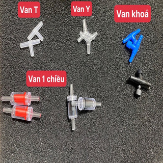 Van Oxi, Van Khóa, Van Một Chiều, Van Nối, Van Mica Trong, Van Chia, Điều Chỉnh Lưu Lượng Khí