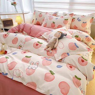 Chăn ga gối poly nhập khẩu 4 món