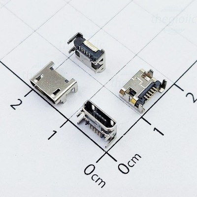 [20 Cái]- Cổng USB Micro-B 2.0 Đầu Cái 5 Chân SMD